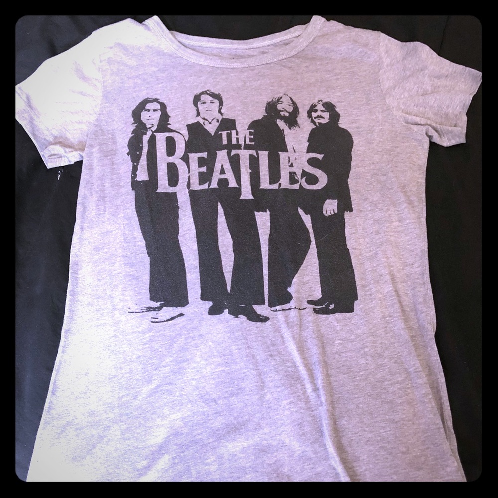 Gray classic Beatles T-shirt